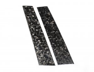 Alfa Romeo Giulia Exterior Door Pillars - Carbon Fiber - Forged - Feroce Carbon